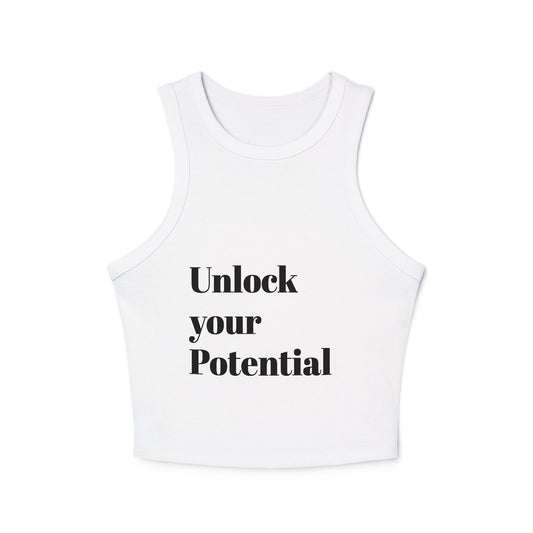 Women's Micro Rib Racer Tank Top